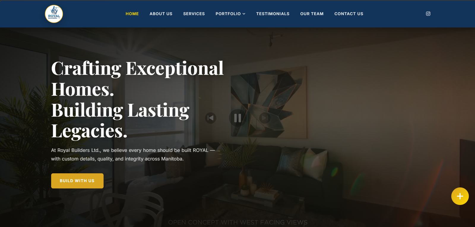 Royal Builders Website